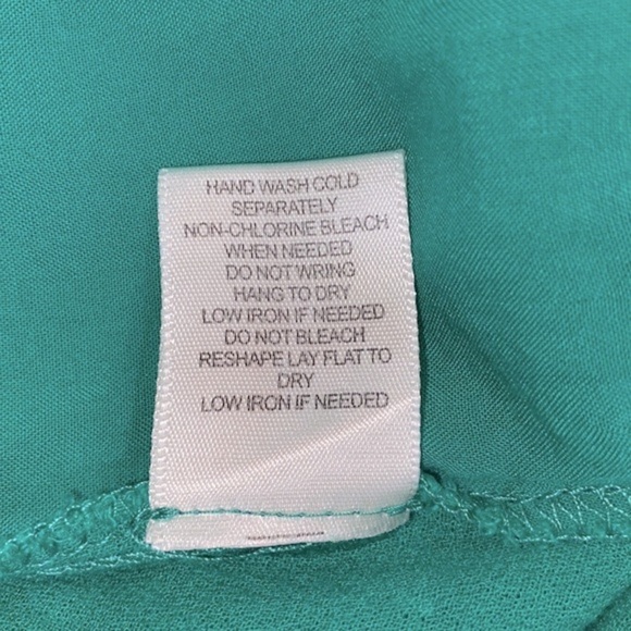 Skies are blue turquoise top size small - Picture 5 of 6